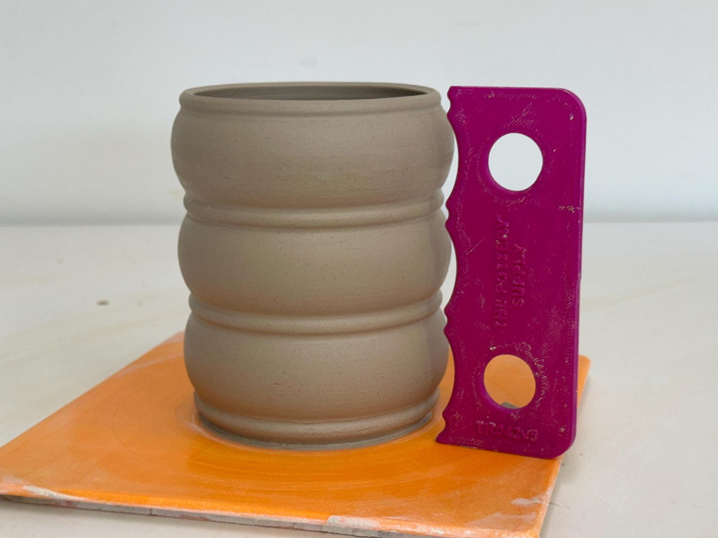 Pottery Texture Rib Template , Consistent Clay Shaping Wheel Throwing Guide, Multiple Height Cup Tool, Precision Ribs for Ceramics (TR042)