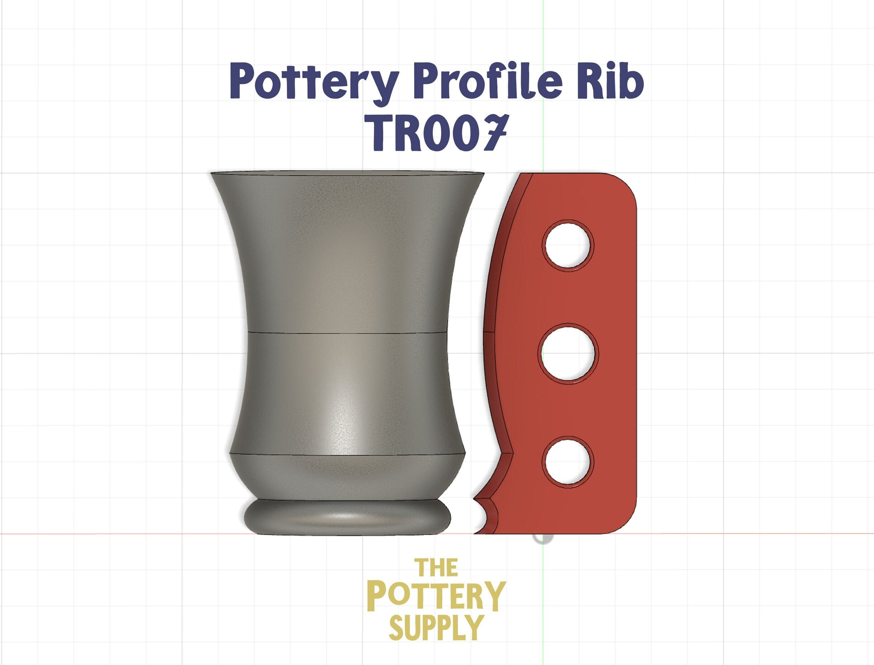 Throwing Rib - TR007 – The Pottery Supply