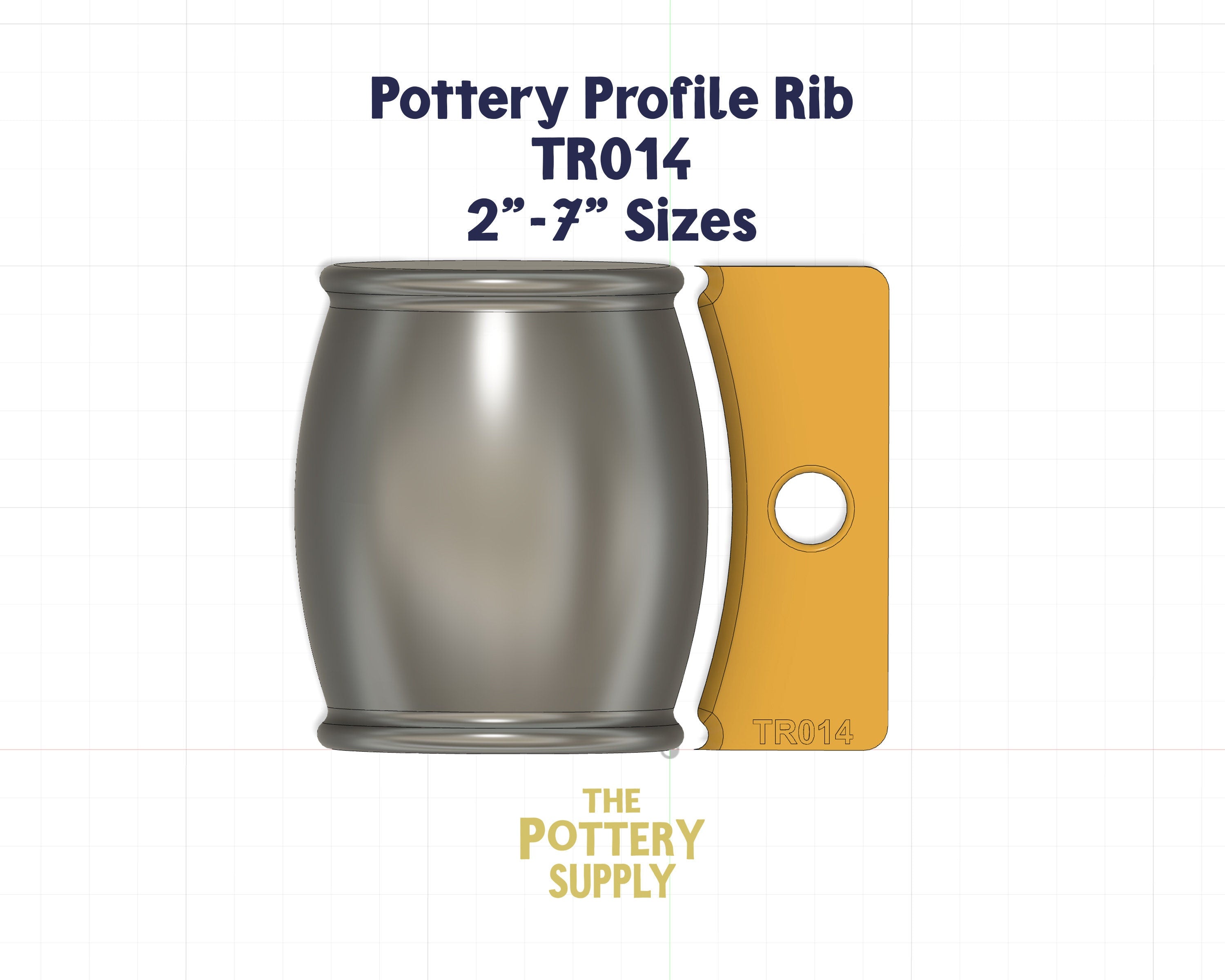 Throwing Rib - TR014 – The Pottery Supply