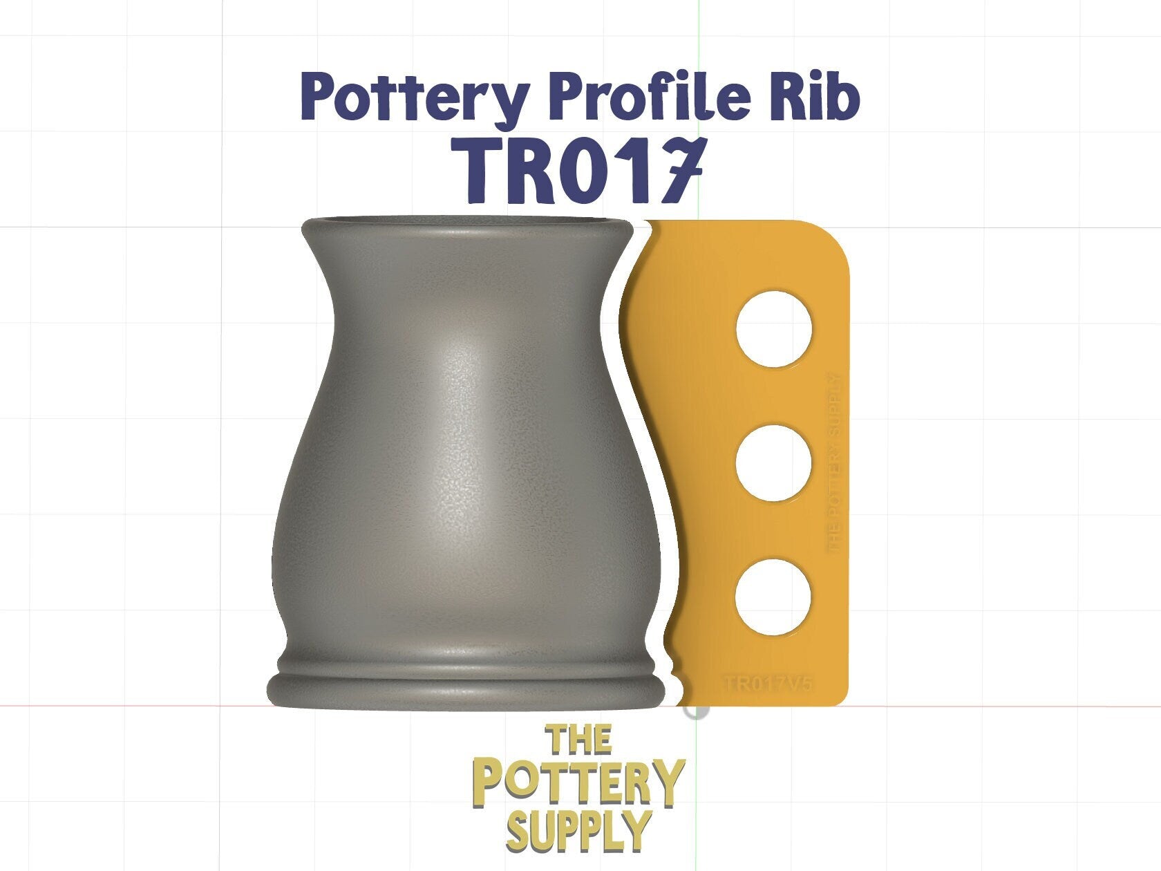 Throwing Rib - TR017 – The Pottery Supply