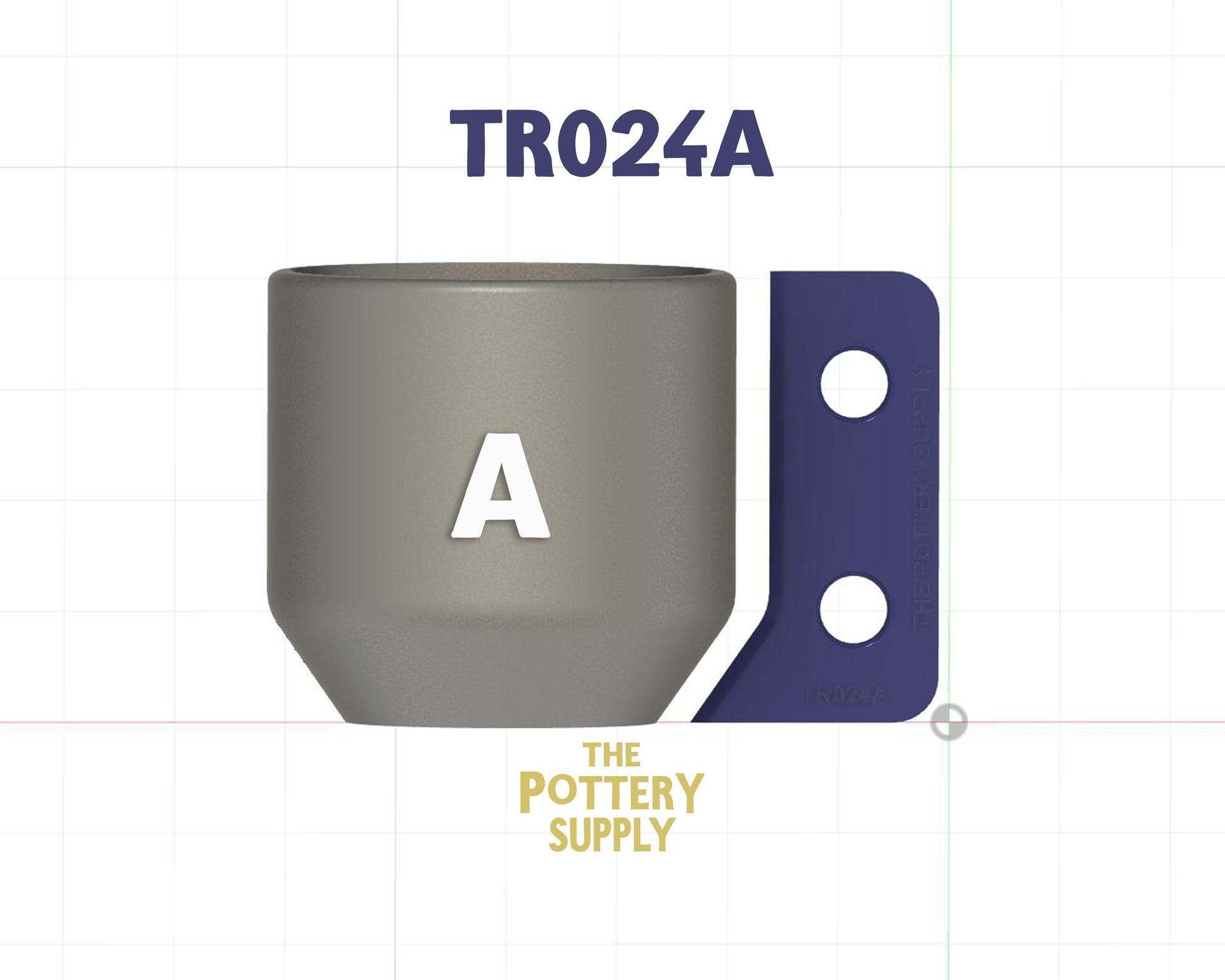 Profile ribs for mugs and cups, Pottery Throwing Rib, Ceramic Shaping Tool Multiple sizes, Clay Shaper, Made in the USA | (TR024)