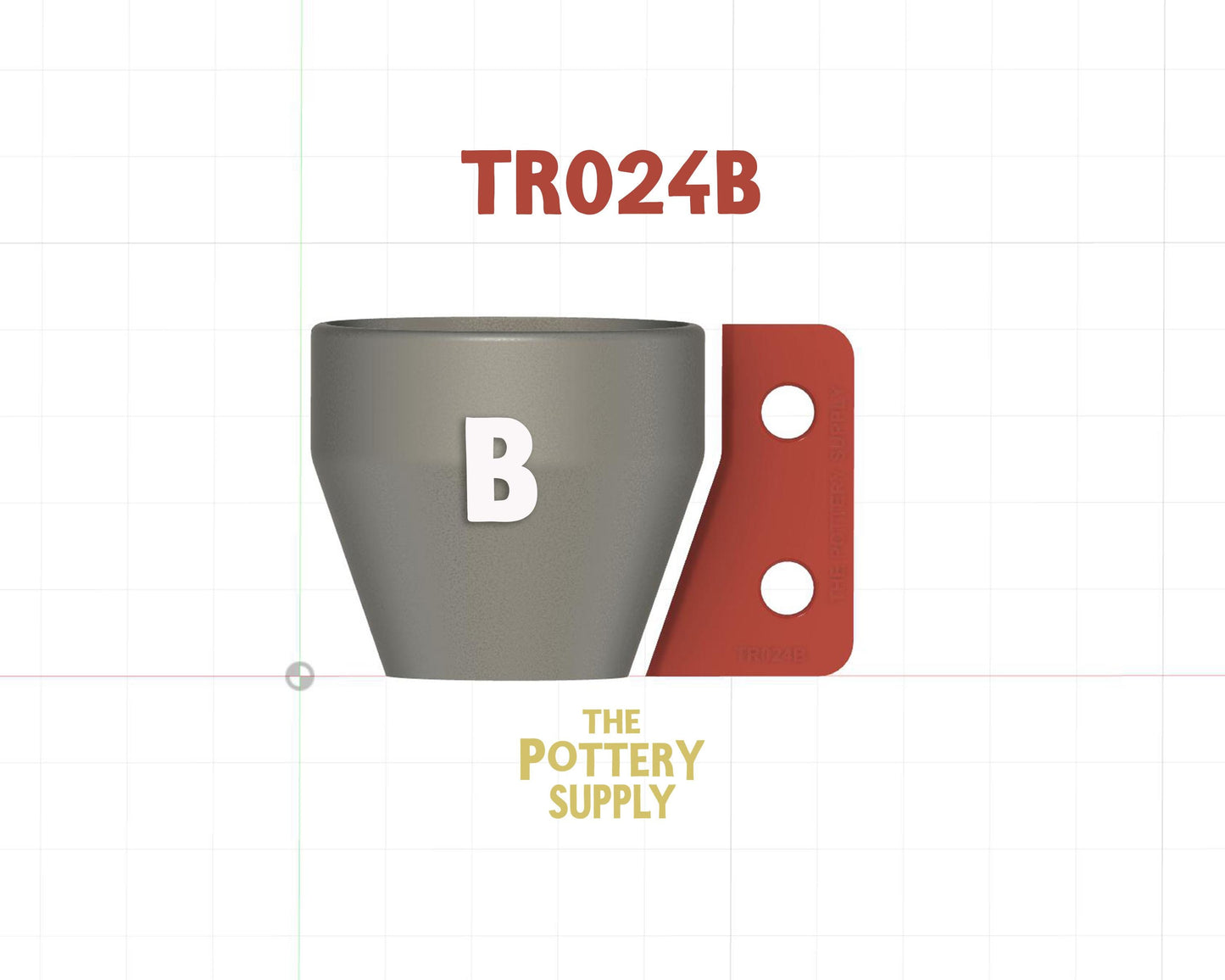 Profile ribs for mugs and cups, Pottery Throwing Rib, Ceramic Shaping Tool Multiple sizes, Clay Shaper, Made in the USA | (TR024)