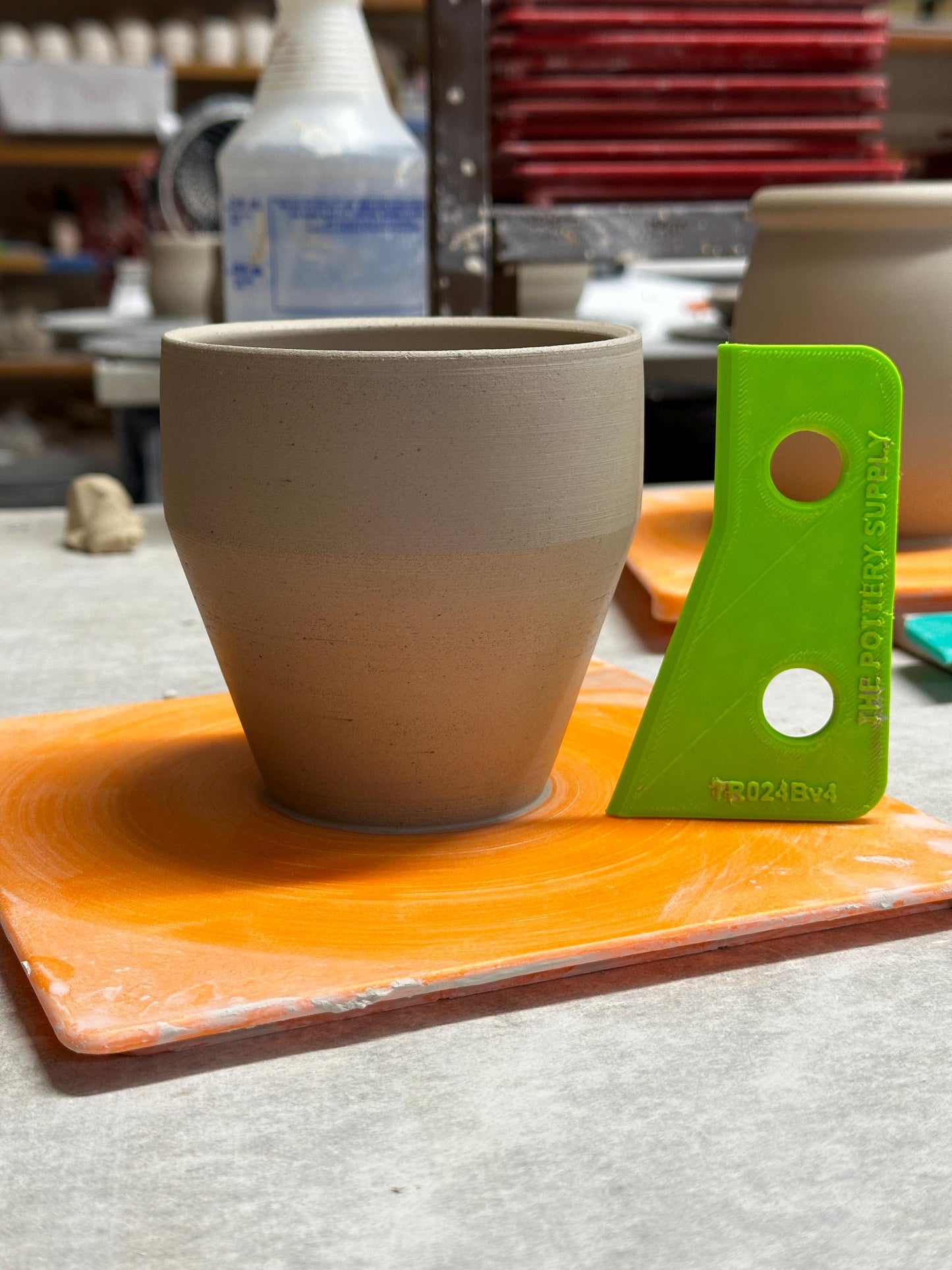 Profile ribs for mugs and cups, Pottery Throwing Rib, Ceramic Shaping Tool Multiple sizes, Clay Shaper, Made in the USA | (TR024)
