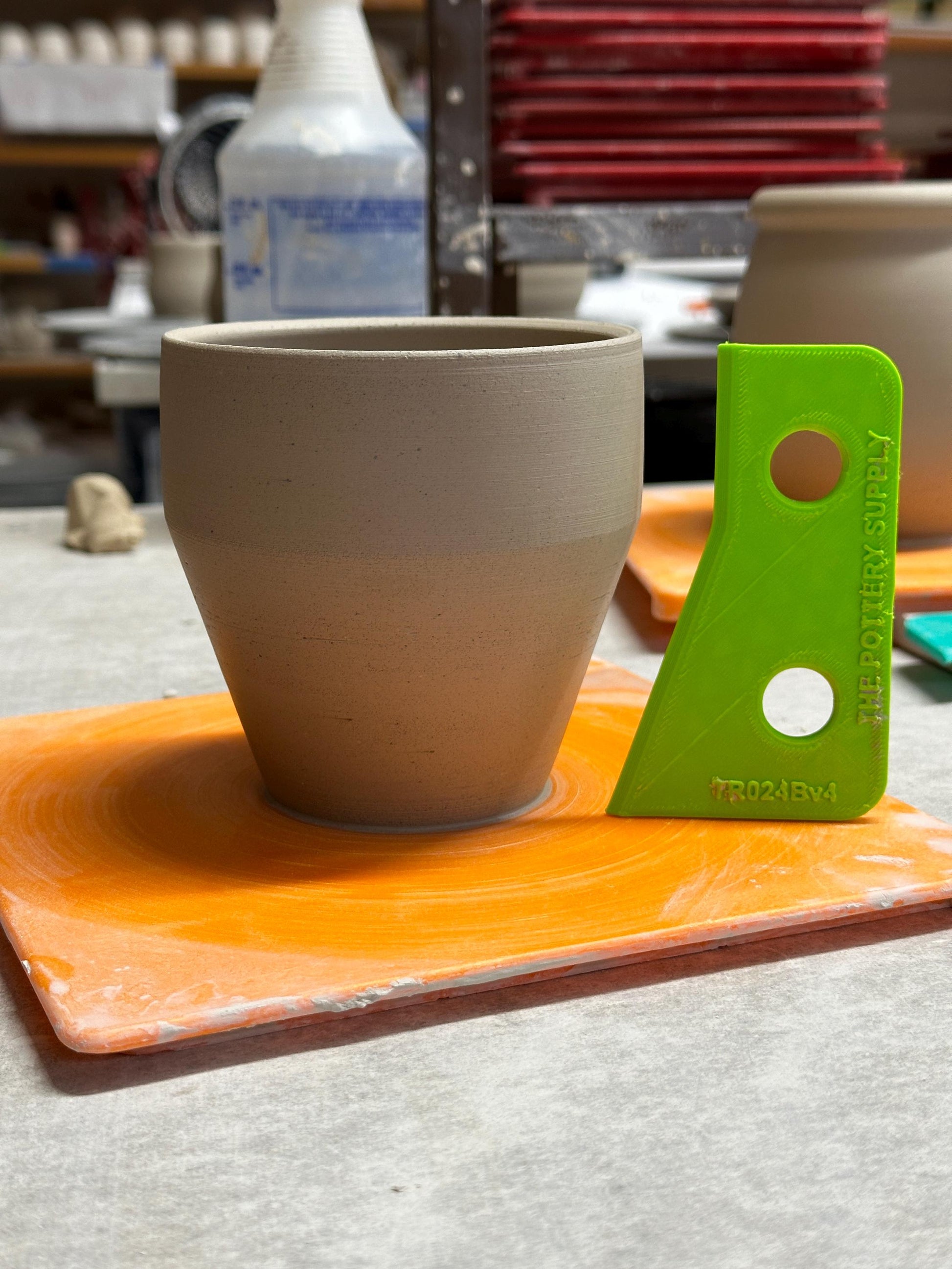 Profile ribs for mugs and cups, Pottery Throwing Rib, Ceramic Shaping Tool Multiple sizes, Clay Shaper, Made in the USA | (TR024)