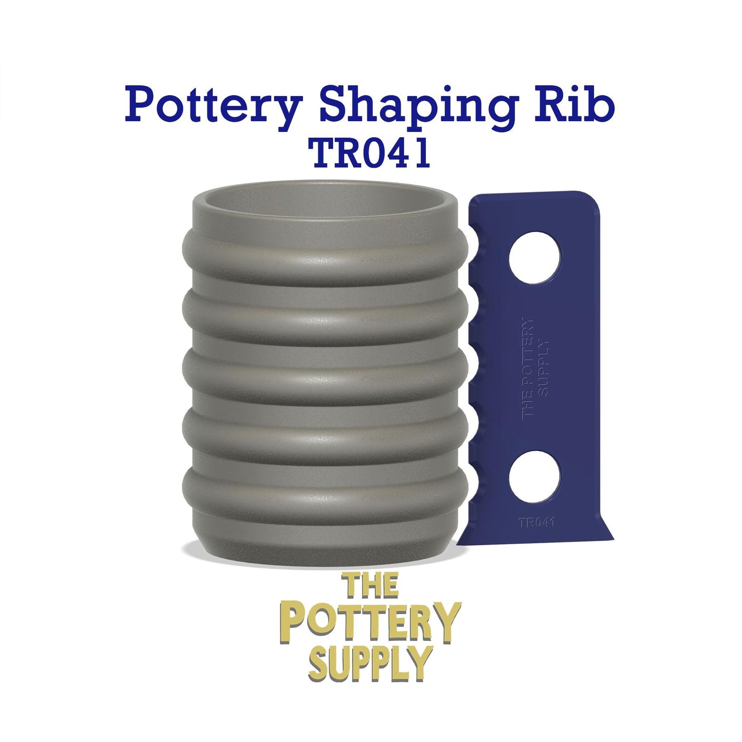Pottery Texture Rib Template , Consistent Clay Shaping Wheel Throwing Guide, Multiple Height Cup Tool, Precision Ribs for Ceramics (TR041)