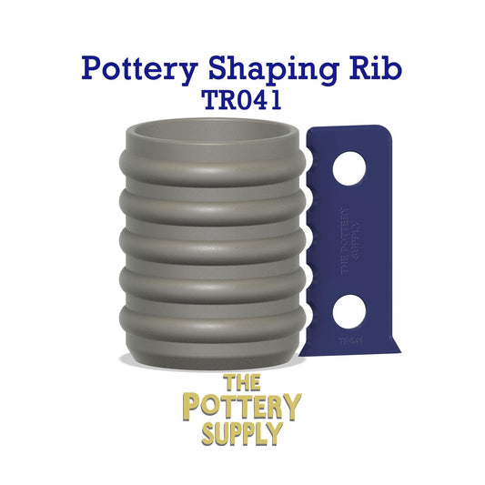 Pottery Texture Rib Template , Consistent Clay Shaping Wheel Throwing Guide, Multiple Height Cup Tool, Precision Ribs for Ceramics (TR041)