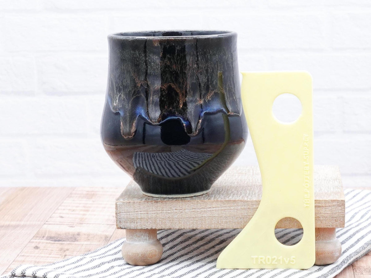 Pottery Rib Template, Consistent Clay Shaping Tool, Pottery Tool for Wheel Throwing, Ceramic Rib Guide, Multiple Height (TR021)