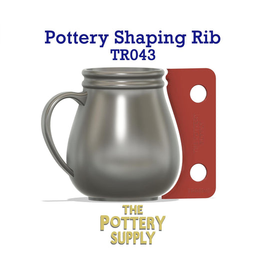 Pottery Mug Rib Template , Consistent Clay Shaping Wheel Throwing Guide, Multiple Height Cup Tool, Precision Ribs for Ceramics (TR043)