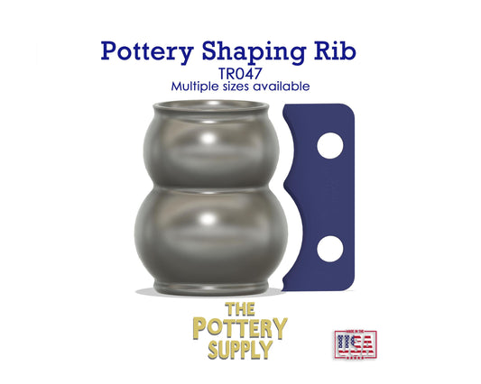 Pottery Rib Tool: Clay Shaping for Mugs & Cups - Made in USA