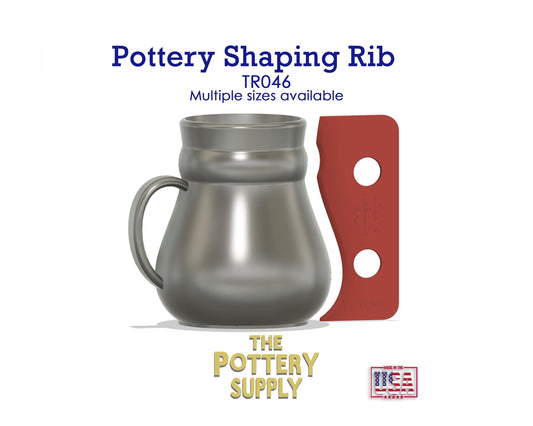 Pottery Mug Rib Template: Consistent Clay Shaping Tool