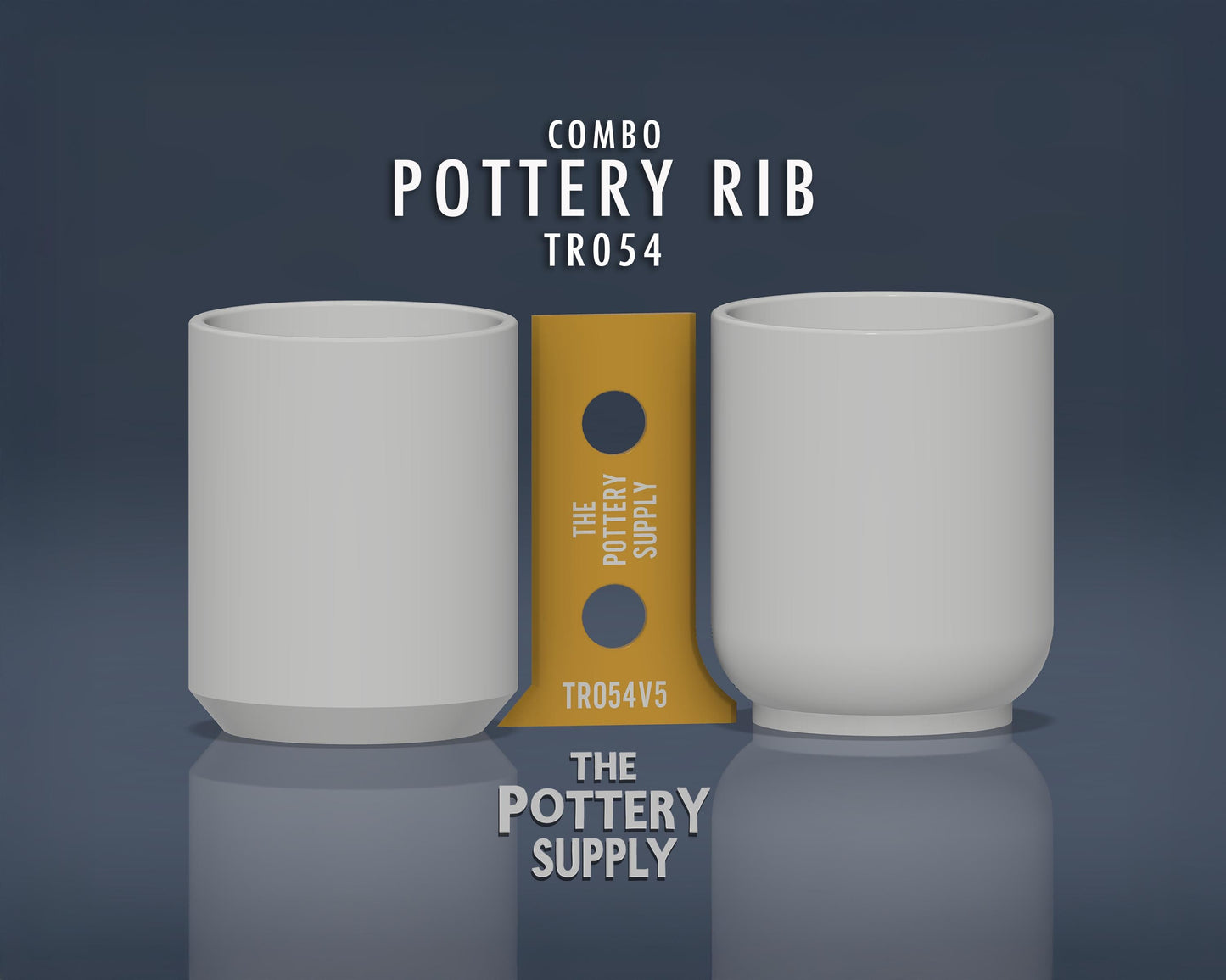 Combo Pottery Shaping Rib in Multiple Sizes - TR054