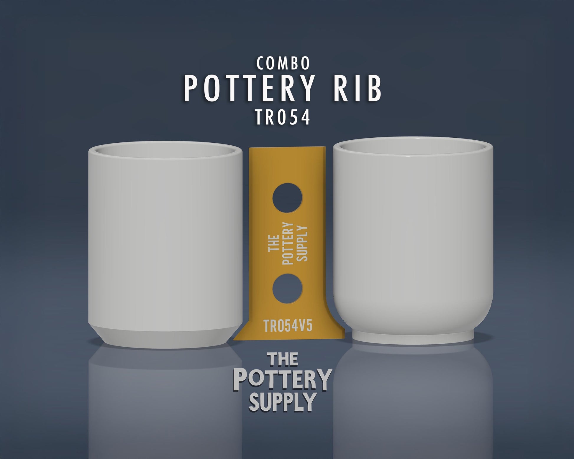 Combo Pottery Shaping Rib in Multiple Sizes - TR054