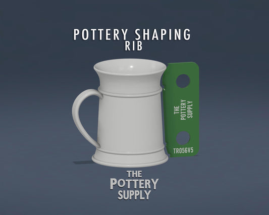 Pottery Shaping Rib in Multiple Sizes for Wheel Throwing Ceramics Steins, Mugs, Cups - TR056