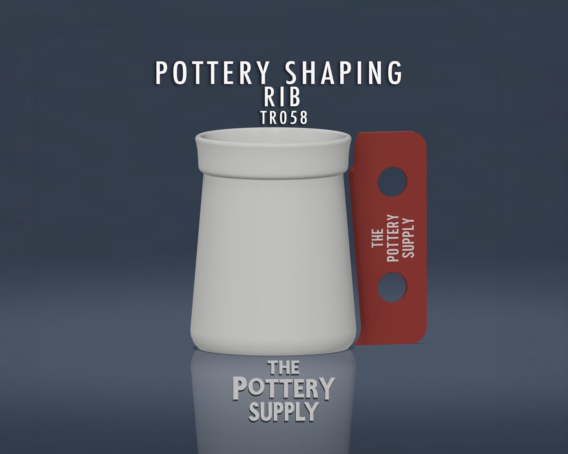Pottery Shaping Rib in Multiple Sizes for Wheel Throwing Ceramics Steins, Mugs, Cups - TR058