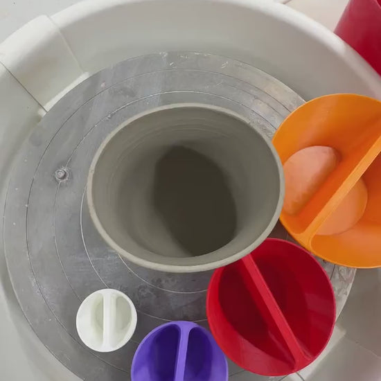 3D Printed Ceramic Rim Shaper for Pottery Crafting, Cone for Round Ceramic Rims, multiple sizes.