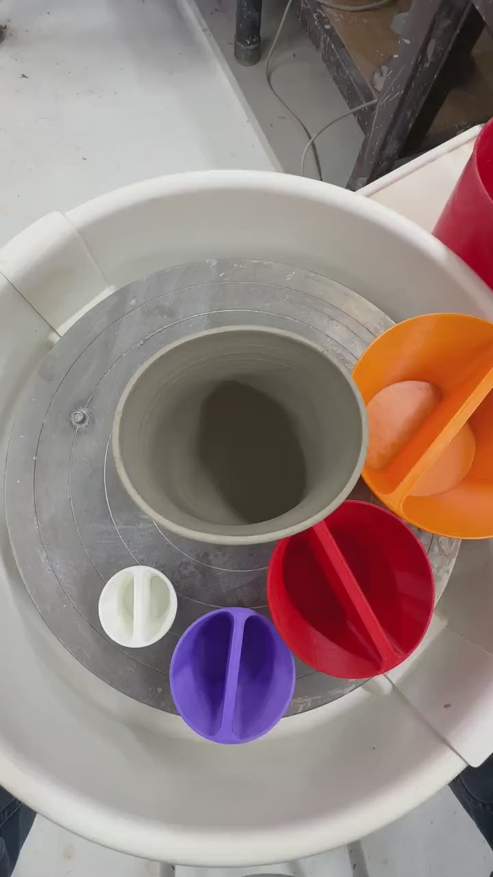 3D Printed Ceramic Rim Shaper for Pottery Crafting, Cone for Round Ceramic Rims, multiple sizes.